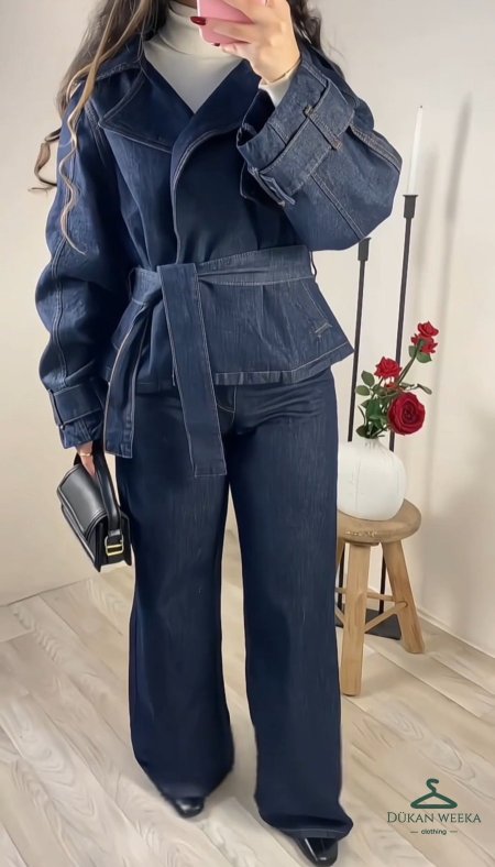 طقم زارا جينز